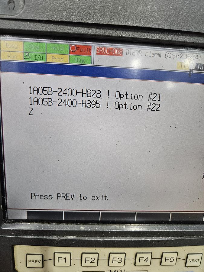 Used Fanuc LR Mate 200iC and M-1ia Dual Arm Robot - F110578