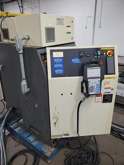 Used Dual Fanuc M-20ia/10L Industrial Robots on 24Ft Track