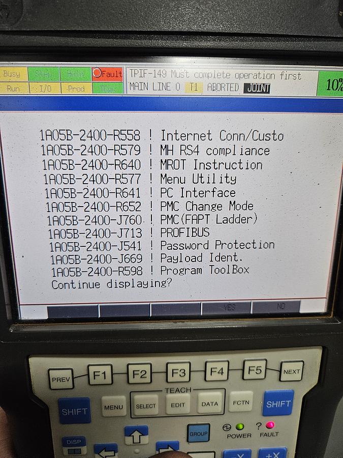 Used FANUC M-710ic/70 Industrial Robot With R-30ia Controller