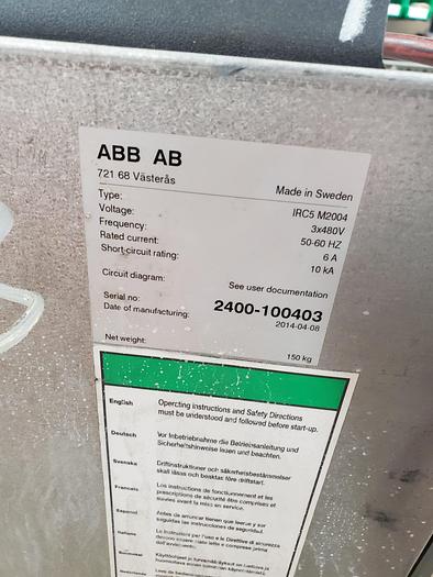 Used ABB IRB 2400/16 with IRC5 Controller