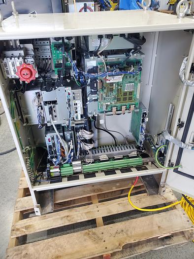 Used Yaskawa MA1400 Industrial Welding Robot with DX100 Controller, Miller Auto Axcess 450, and Tailstock