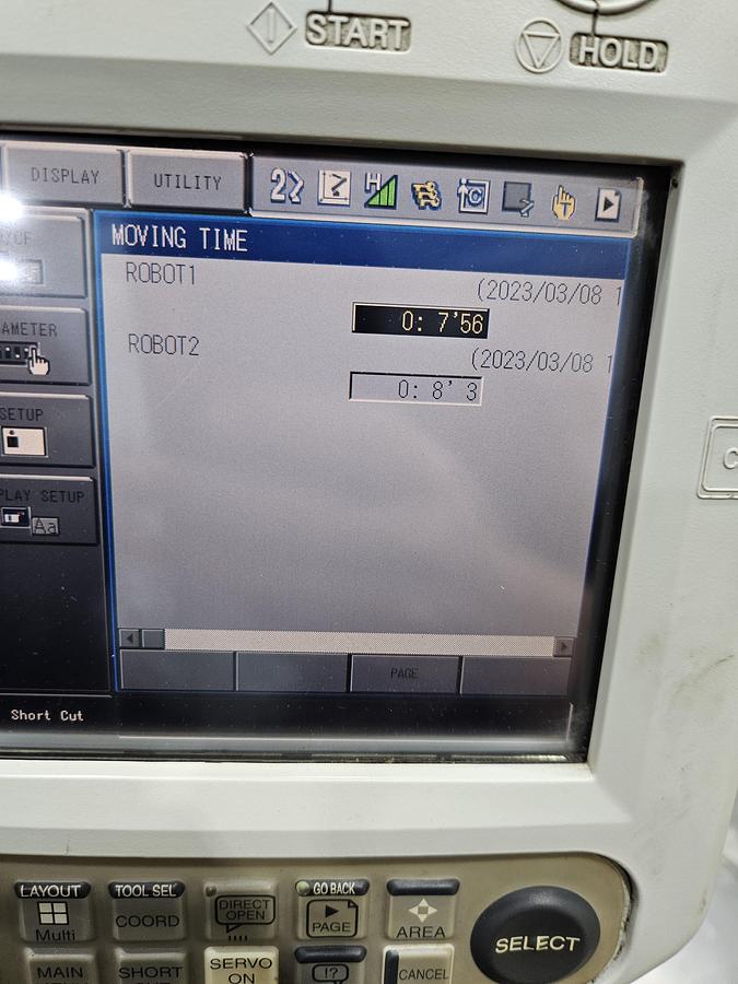 Used Dual Arm Yaskawa EA1900N and UP50N Welding Robots With Auto Axcess 450
