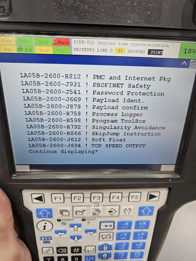 Used Fanuc M-10ia/12 Industrial Robot With R-30ib Controller