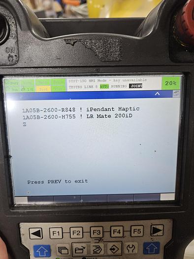 Used 2016 Fanuc LR Mate 200iD Industrial Robot with R-30ib Controller