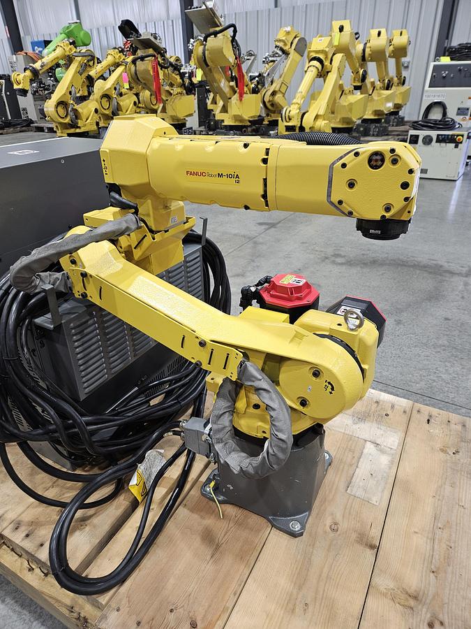 Used Fanuc M-10ia/12 Industrial Robot With R-30ib Controller