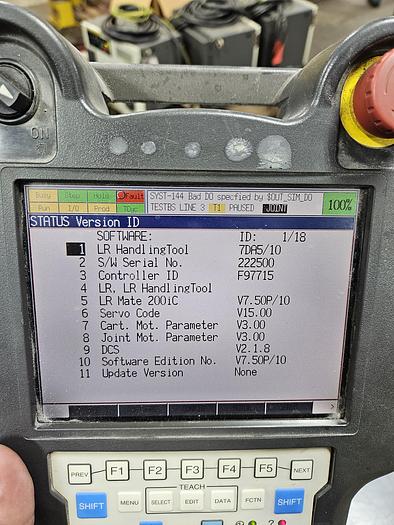 Used Fanuc LR Mate 200iC Industrial Robot With R-30ia Controller