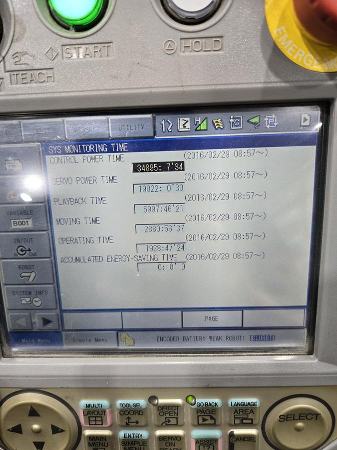 Used Yaskawa Motoman MA1440 Industrial Welding Robot With DX200 Controller