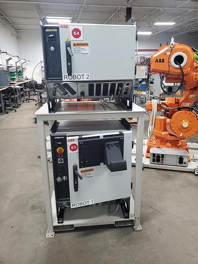 Used ABB IRB 6640-185/2.8 Dual Arm Industrial Robot With IRC5 Controller