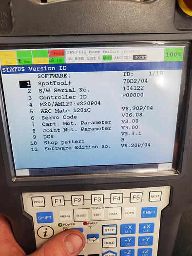 Used Fanuc M-20ia Industrial Robot with R-30ib Controller - Very Low Hours