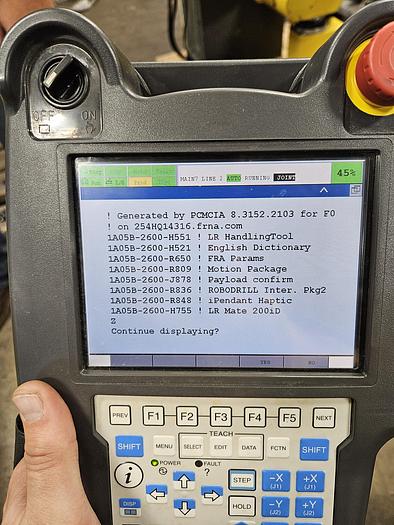 Used Fanuc LR Mate 200id Industrial Robot With R-30ib Controller - Zero Hours