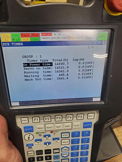 Used 2014 Fanuc LR Mate 200iD/7H Industrial Robot With R-30ib Controller and Gripper