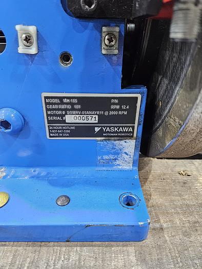 Used Yaskawa MA1400 Industrial Welding Robot with DX100 Controller, Miller Auto Axcess 450, and Dual Headstock