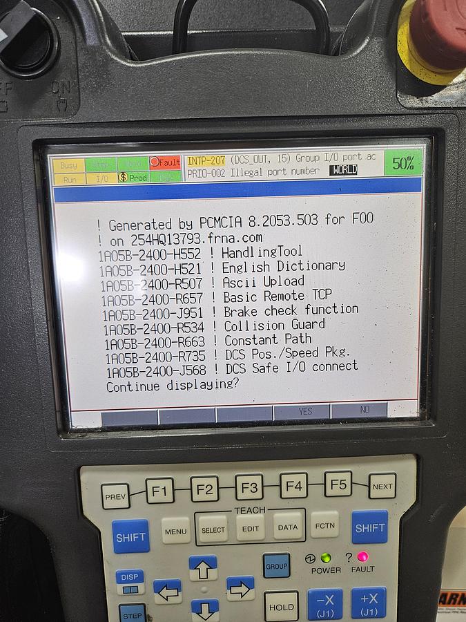 Used Fanuc R-2000ib/125L Industrial Robot With R-30ia Controller
