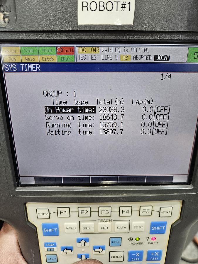 Used Fanuc Arcmate 100ic Industrial Robot With R-30ia Controller and Lincoln Powerwave i400