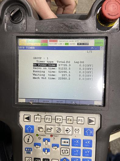 Used Fanuc R-2000ic/210F Industrial Robot With R-30ib Controller