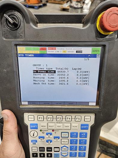 Used Fanuc M-10ia/12 Industrial Robot With R-30ib Controller