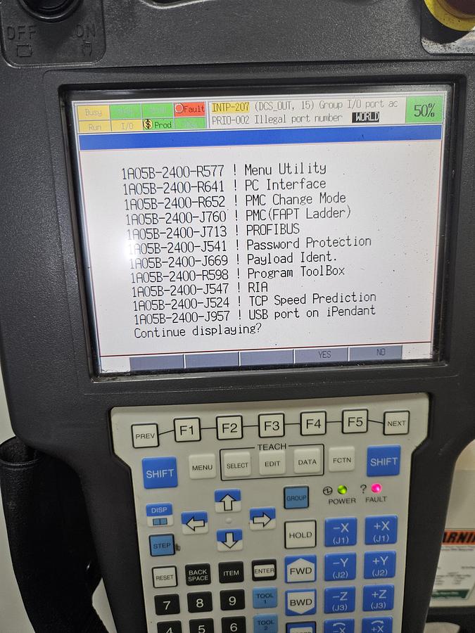 Used Fanuc R-2000ib/125L Industrial Robot With R-30ia Controller
