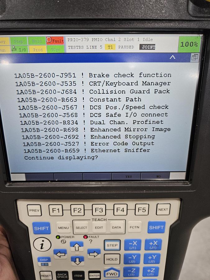 Used Fanuc M-10ia/12 Industrial Robot With R-30ib Controller