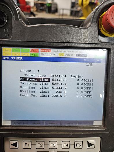 Used Fanuc R-2000ic/210F Industrial Robot With R-30ib Controller