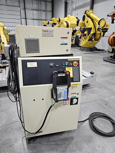 Used Dual Fanuc M-710ic/20L Industrial Robot System With 35' Track