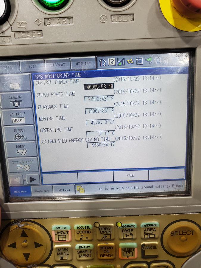 Used Yaskawa Motoman MH50-II Industrial Robot With DX200 controller