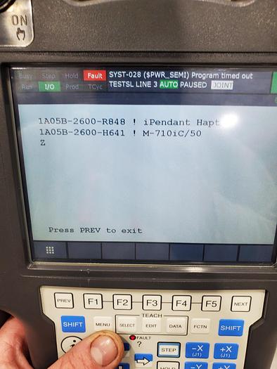 Used Fanuc M-710ic/50 With R30ib Plus controller and 2 vision cameras