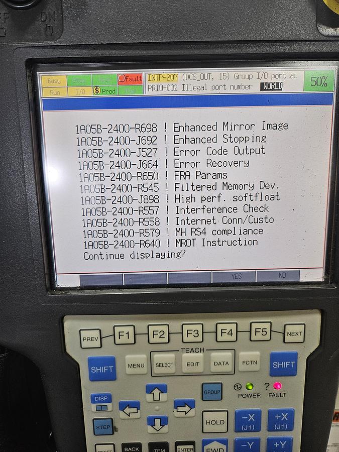 Used Fanuc R-2000ib/125L Industrial Robot With R-30ia Controller