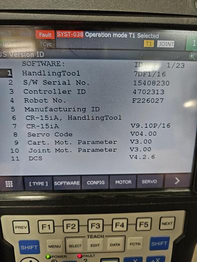 Used Fanuc CR-15ia Collaborative Industrial Robot with R-30ib Plus Controller