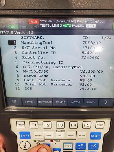 Used Fanuc M-710ic/50 With R30ib Plus controller and 2 vision cameras