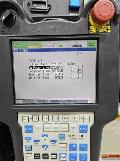 Used Dual Fanuc M-710ic/20L Industrial Robot System With 35' Track