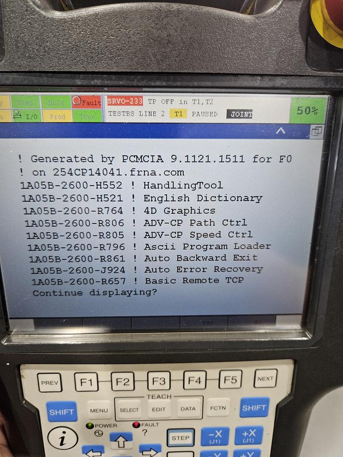 Used Fanuc M-10ia/12 Industrial Robot With R-30ib Controller