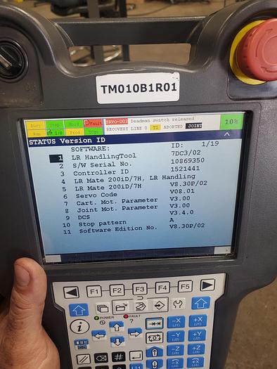 Used Fanuc LR Mate 200iD/7H Industrial Robot With R-30ib Controller