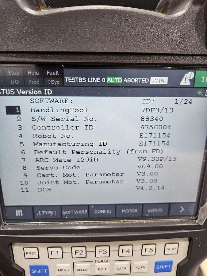 Refurbished Fanuc M-20id/25 (Arcmate 120id) Industrial Robot With R-30ib Plus Controller