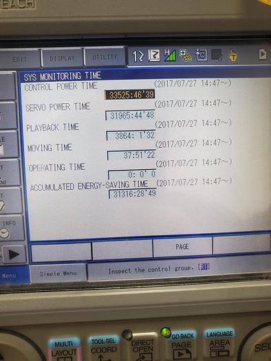 Used Yaskawa Motoman MH50II Industrial Robot With DX200 Controller