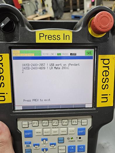 Used Fanuc LR Mate 200iC Industrial Robot With R-30ia Controller