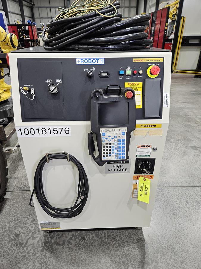 Used Fanuc R-2000ib/125L Industrial Robot With R-30ia Controller
