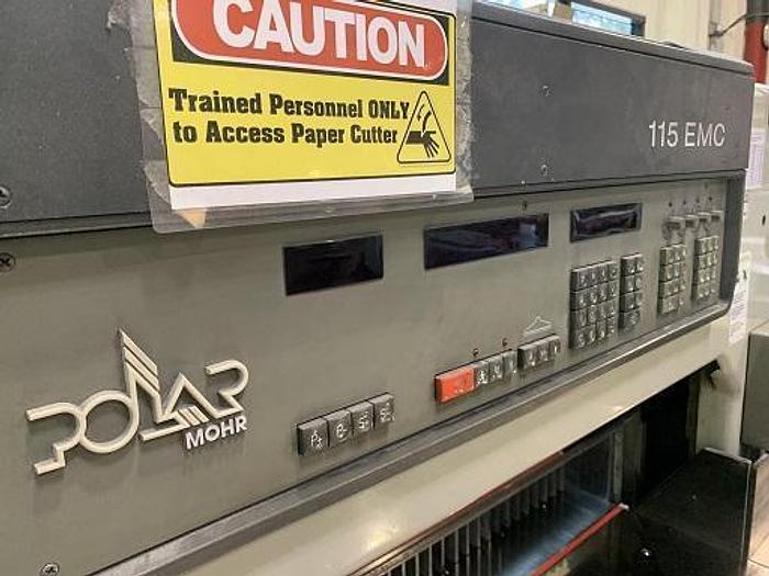 Used 45" POLAR 115 EMC GUILLOTINE CUTTER