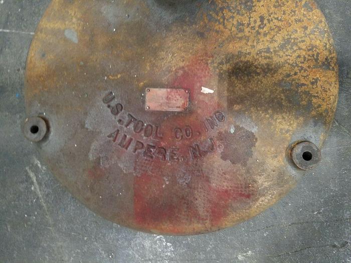 Used US Tool 30" Stock Reel Payoff for feeding metal stock to power punch press