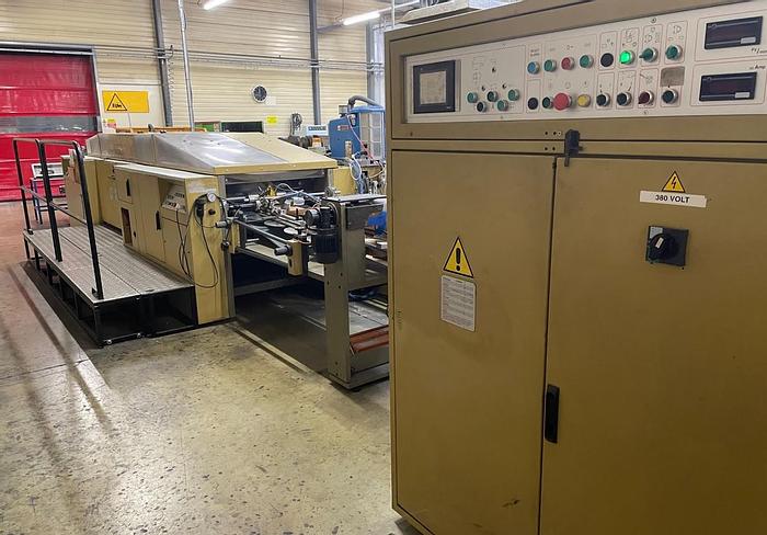 Used (visible in production) 2001 CURIONI SUN MASTER 540 (twisted handles) with 2 col. in line flexo