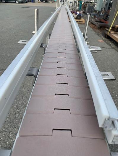Used Conveyor, Belt, 4.5" x 24', Stainless Steel, VFD #S744680