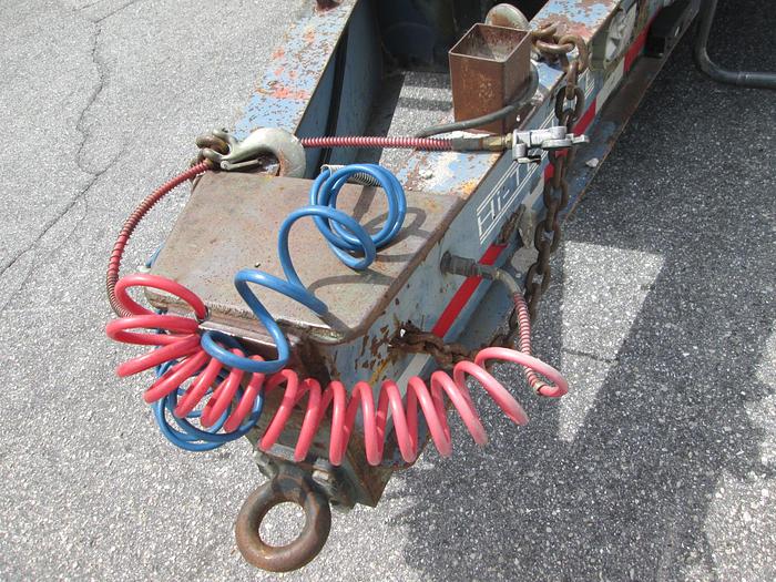 Used 1997 Evaco Trailer- 20 ton equipment trailer