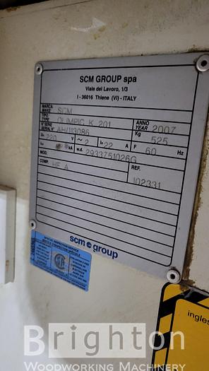 Used 2007 SCM K201 used edgebander #BM2259