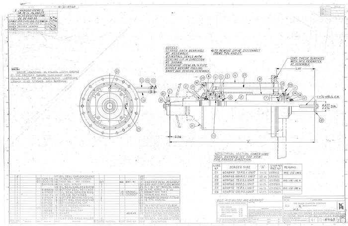 Used Black Clawson 60NP60 Low Pulse Pressure Screen #26371