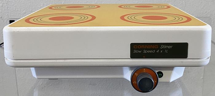 Used Corning 440814 Four Position 1L Capacity Slow-Speed Stirrer TESTED