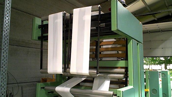 Used 1994 Elba SA-90 - T-shirt film bag welding machine - 2 lanes