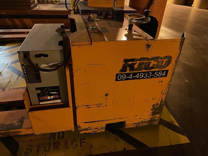 Used RICO MODEL FWH-R-150 ELECTRIC MOBILE LONG FORK JACK