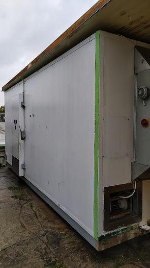 Used Tunel zamrażalniczy spiralny w kontenerze, "Frigoscandia", szerokość taśmy 410 mm.