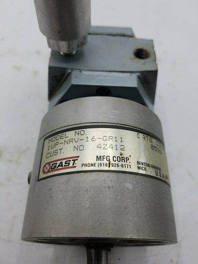 Used Gast 1UP-NRV-16-GR11 Gear Motor