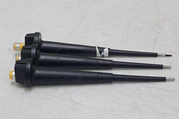 Used Lot of 3 Eppendorf 4710 2-10 µL, 10-100 µL Adjustable Pipettes