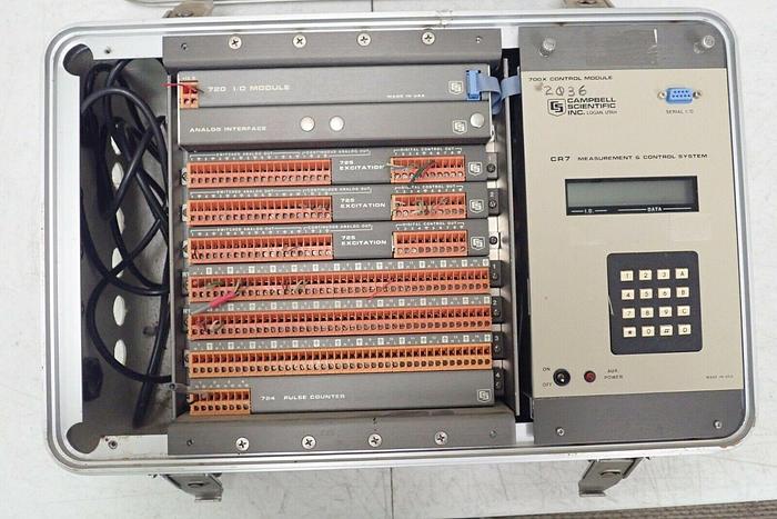 Used Campbell Scientific CR7 Measurement Control System 700X I/O Module with Cable